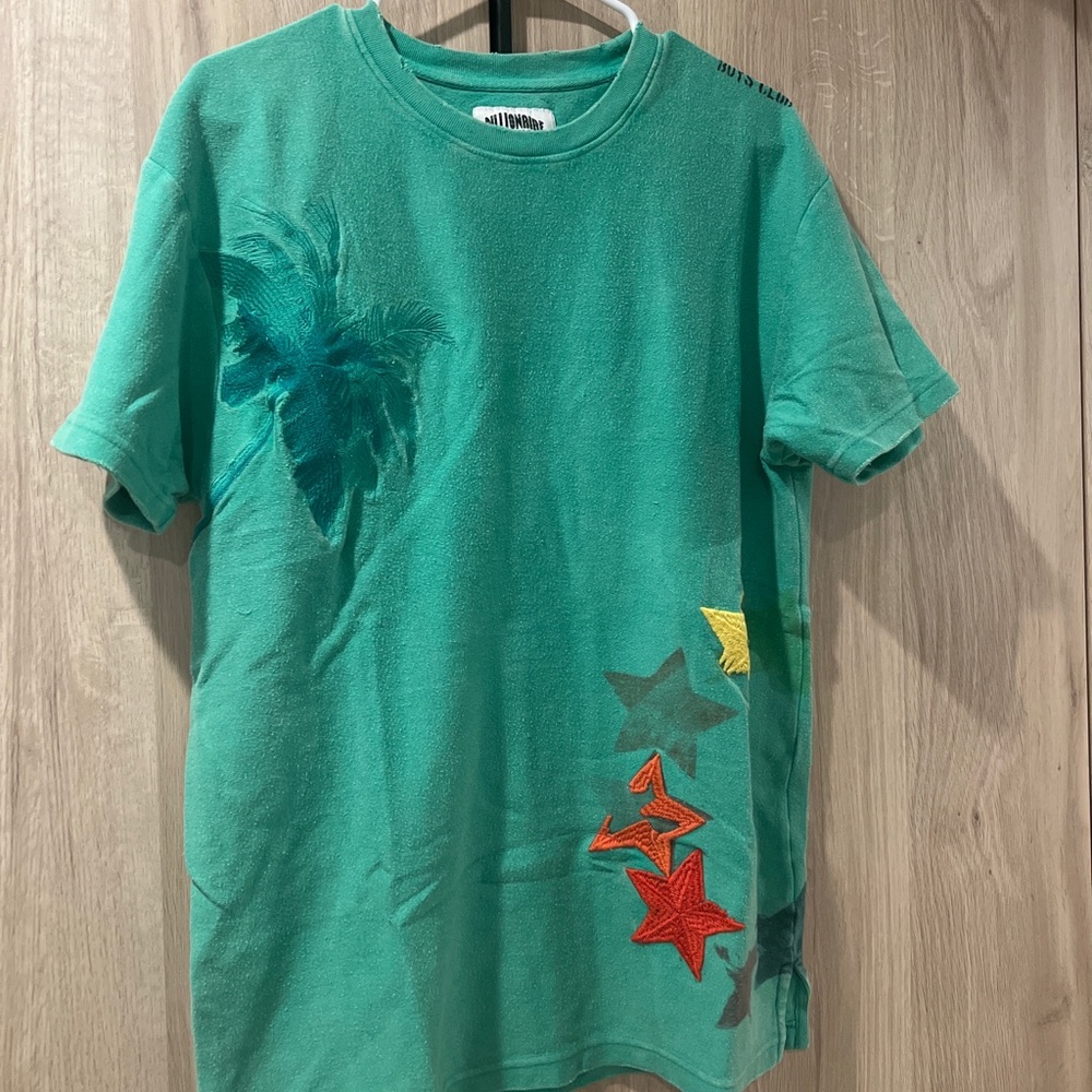 Authentic BBC Billionaire Boys Club Green T Shirt Size M